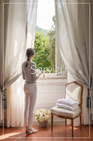 Services Rooms view Villa di Piazzano SLH Luxury Hotel Cortona tuscany