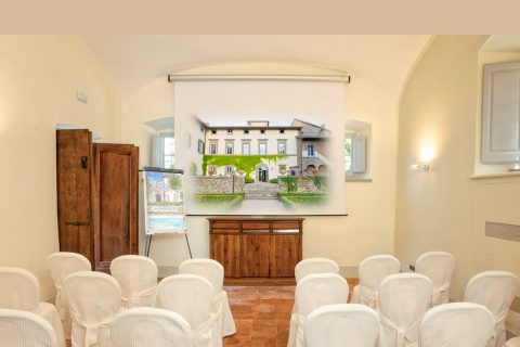 Meeting Room Villa di Piazzano SLH Luxury Hotel Cortona tuscany
