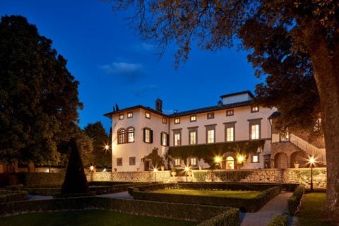 Entrance Villa di Piazzano SLH Luxury Hotel Cortona tuscany