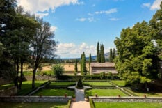 Garden view Villa di Piazzano SLH Luxury Hotel Cortona tuscany
